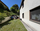Wiese hinterm Haus der Wohnung in Kritzendorf