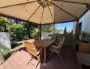 Gem&uuml;tliche Gartenterrasse der Wohnung in Kritzendorf