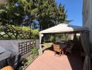 &Uuml;berblick Gartenterrasse der Wohnung in Kritzendorf